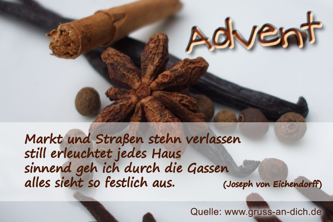 Adventskarte