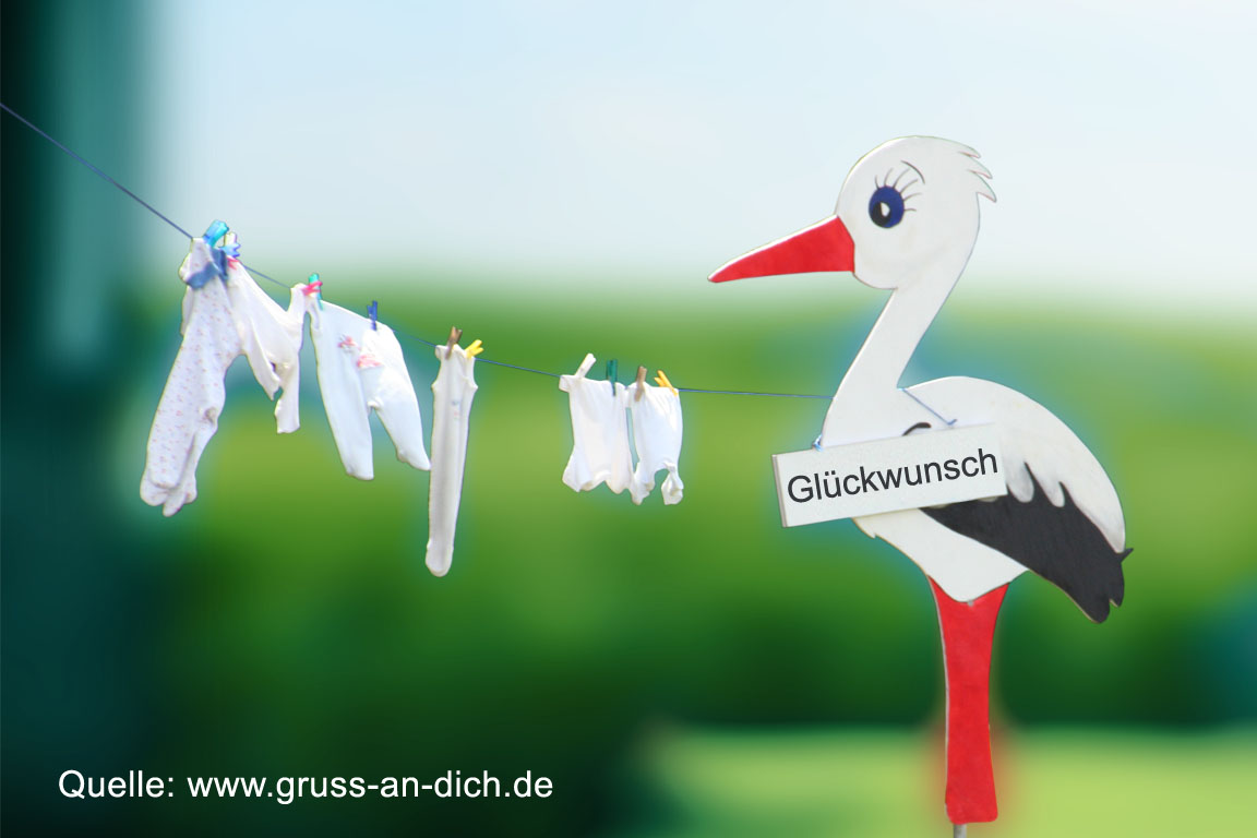 Karte zur Geburt