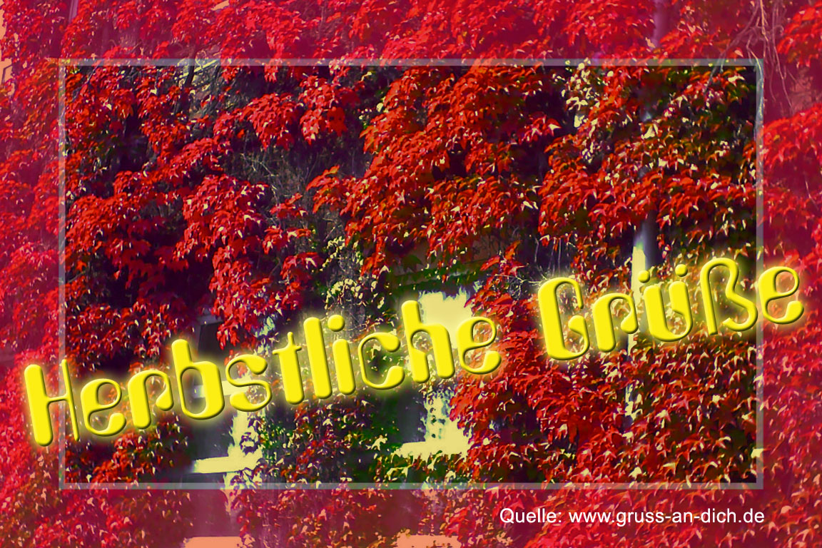 Herbstkarte