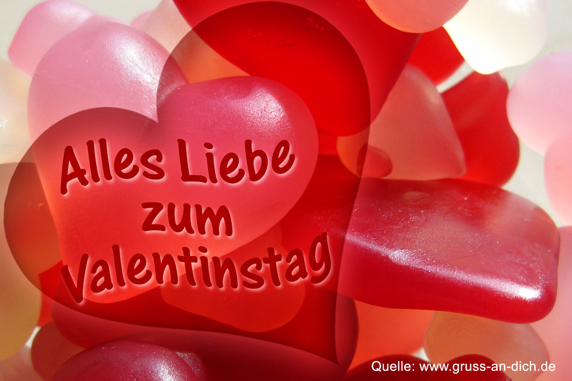 Valentinstag-Karte