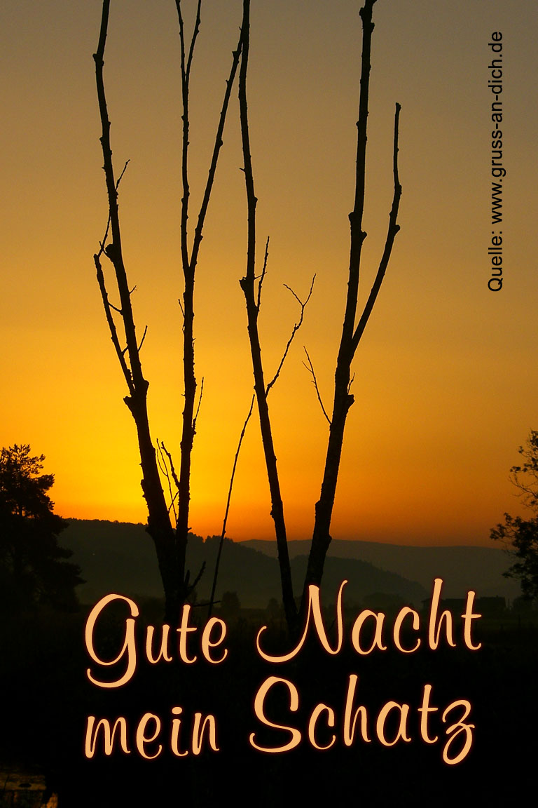 Gute Nacht-Karte