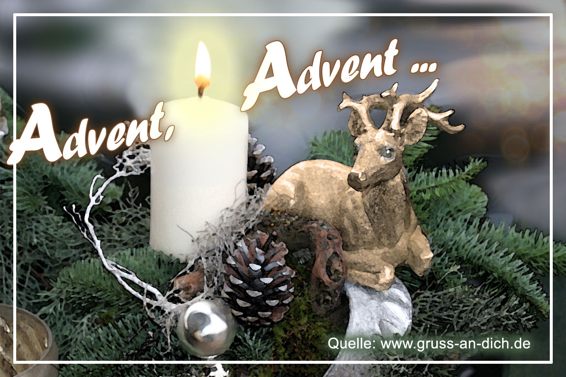 Adventskarte