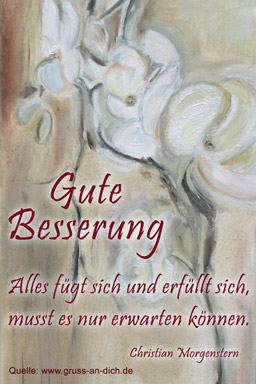 Gute Besserung-Grukarte