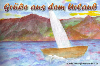 Urlaubsgrukarte