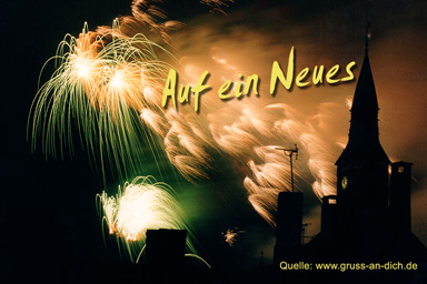 Neujahrsgrukarte
