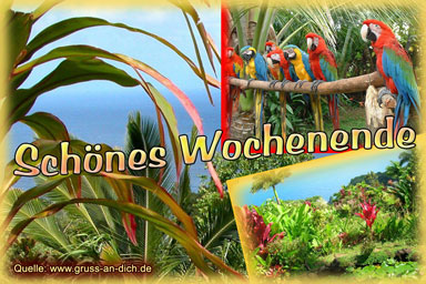 Grukarte zum Wochenende