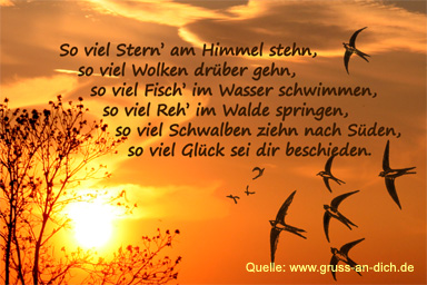 Karten mit Geburtstagsgedichten