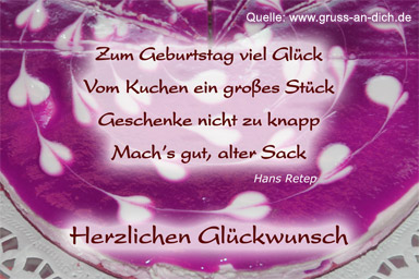 Karten mit Geburtstagsgedichten