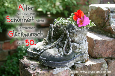 Grukarte zu besonderen Geburtstagen