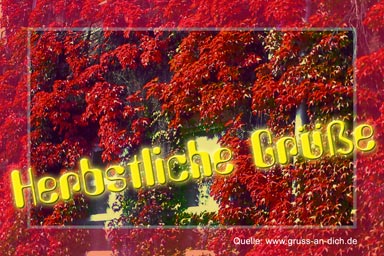 Herbstgrukarte