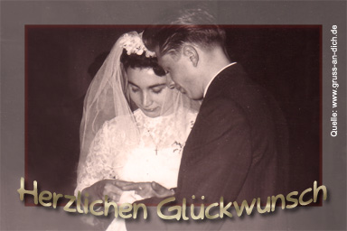 Hochzeitsgrukarte
