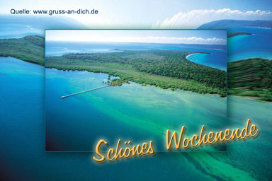 Grukarte zum Wochenende