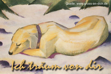 Gute Nacht-Grukarte