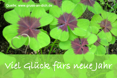 Neujahrsgrukarte