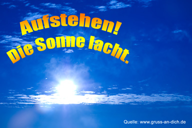 Guten Morgen-Grukarte