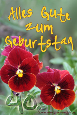 Grukarte zu besonderen Geburtstagen