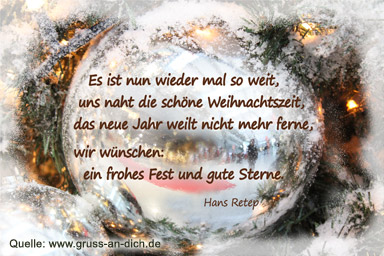 Weihnachtsgrukarte